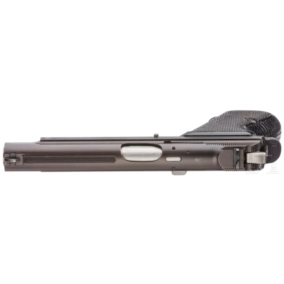 SIG P 210-4 mit Wechsellauf, im Kasten, BGS