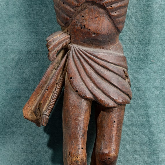 Sp&auml;tgotisches Kruzifix, S&uuml;dfrankreich 14./15. Jhdt.