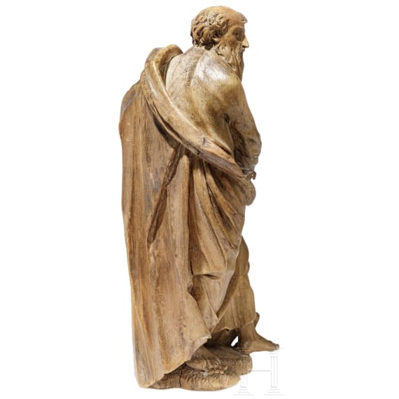 Figur des Evangelisten Lukas, Umkreis von Thomas Schwanthaler, um 1700