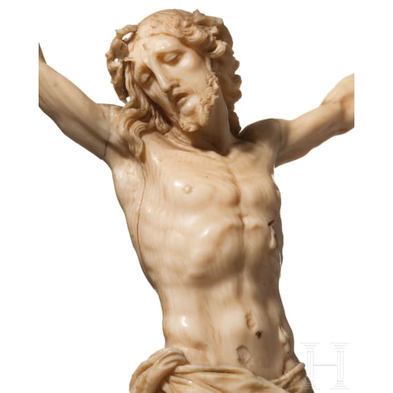 Elfenbein-Korpus, deutsch, um 1700