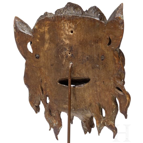 Gesicht eines Satyrs, &ouml;sterreichisch, wohl Wien, um 1700