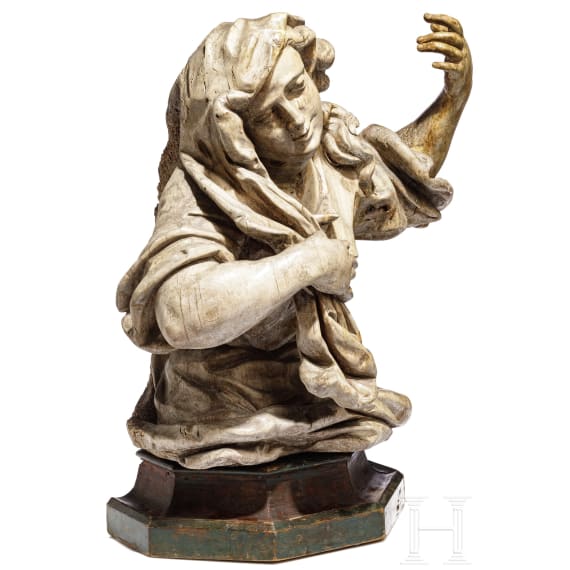 Holzfigur der Maria Magdalena, Italien, 1. H&auml;lfte 18. Jhdt.