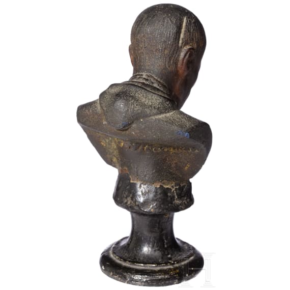 Kleine Wachsb&uuml;ste eines Priesters, deutsch, 18./19. Jhdt.