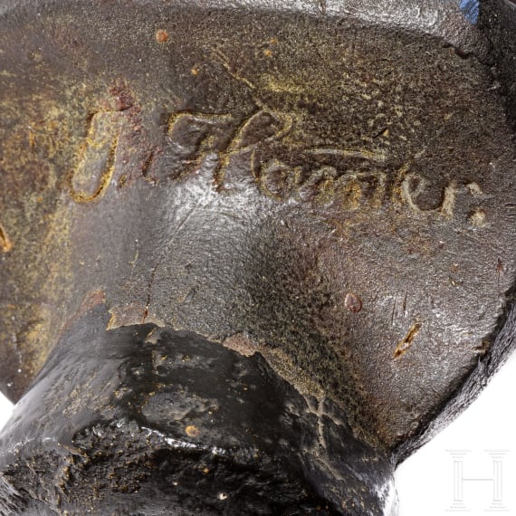 Kleine Wachsb&uuml;ste eines Priesters, deutsch, 18./19. Jhdt.