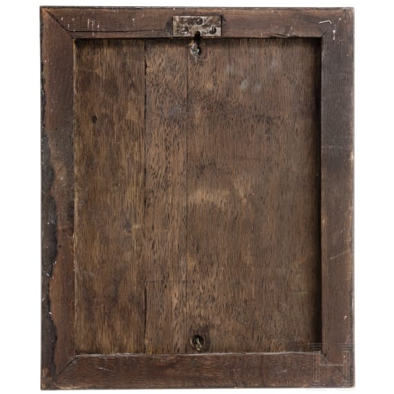 Bronzetafel mit Darstellung des Johann Wilhelm von der Pfalz, deutsch, 19. Jhdt.