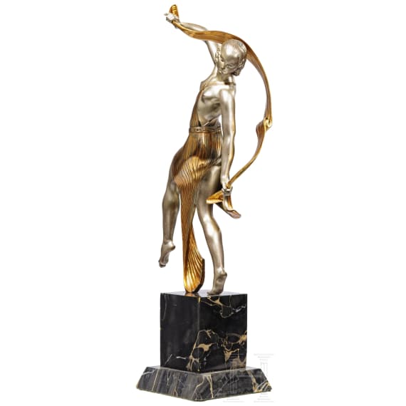 Figur einer T&auml;nzerin, Frankreich, 20. Jhdt.