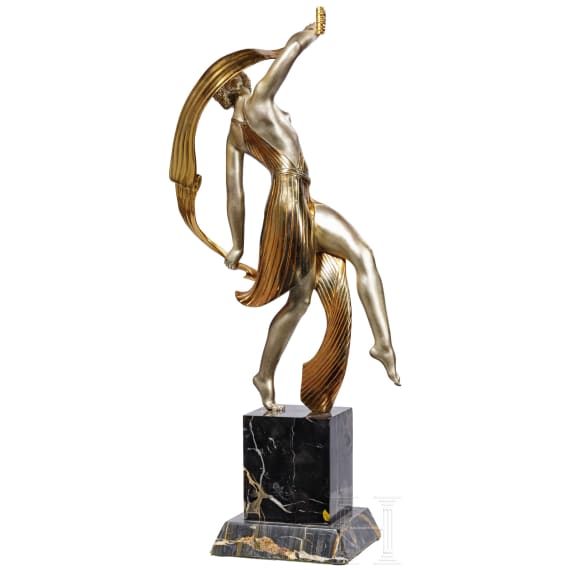 Figur einer T&auml;nzerin, Frankreich, 20. Jhdt.