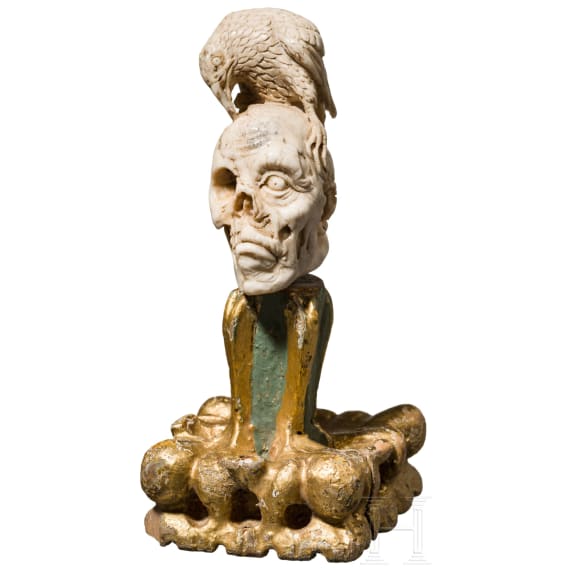 Au&szlig;ergew&ouml;hnliches Memento-Mori mit Raben