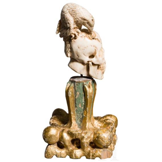 Au&szlig;ergew&ouml;hnliches Memento-Mori mit Raben