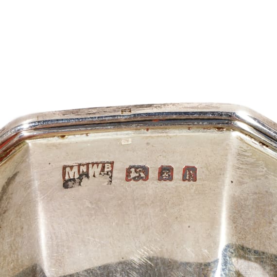 Mappin & Webb - silbernes Gew&uuml;rzset, England, 19. Jhdt.