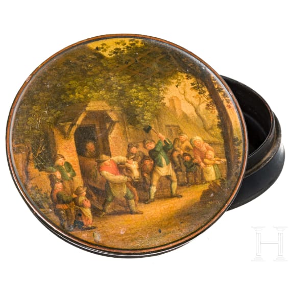 Lackdose, Stockmann in Braunschweig, um 1820