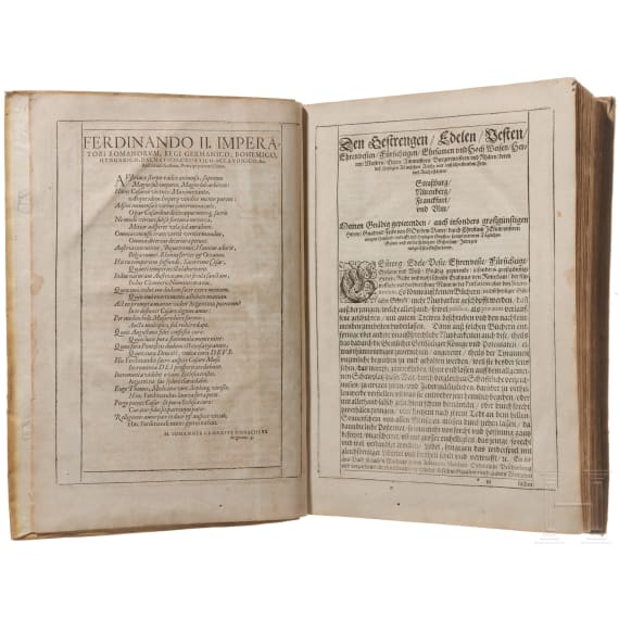 Johannes Sleidanus, German Edition of the "..Famouse Cronicle of oure time, called Sleidanes Commentaries..." three parts in one volume, Straßburg, Heyden/Rihel, 1620/21