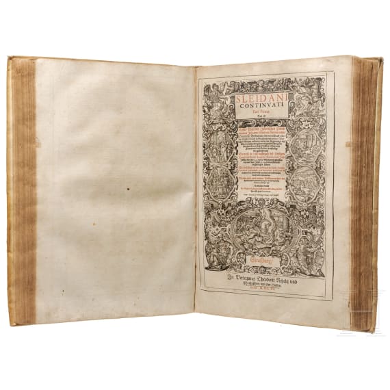 Johannes Sleidanus, "Warhafftige und Ordentliche Beschreibung...", Sammelband mit allen drei Teilen, Straßburg, Heyden/Rihel, 1620/21