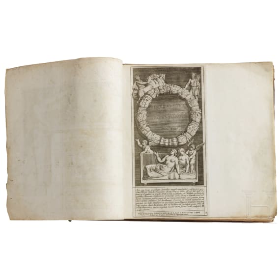 "Admiranda romanarum antiquitatum", Tafelwerk nach Bartoli und Bellori, Italien, 1693