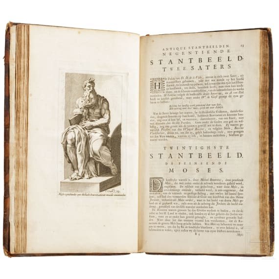 "Kunstkabinet", Tafelwerk &uuml;ber die Standbilder des antiken Roms, Gravenhage, 1737
