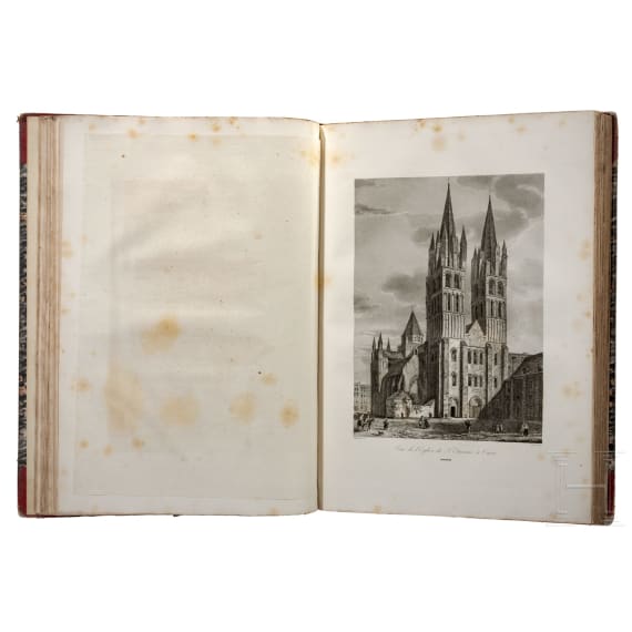 "Les monuments de la France" in 2 B&auml;nden, Alexandre de Laborde, Paris, 1816/1836
