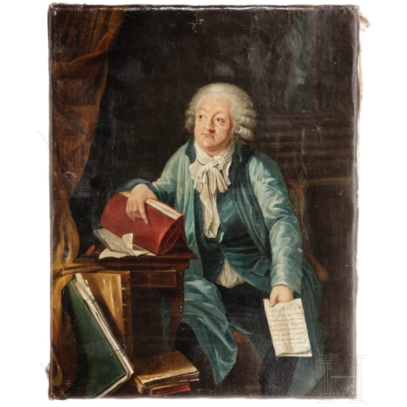 Portrait des Honor&eacute; Gabriel de Riqueti, Marquis de Mirabeau, um 1790