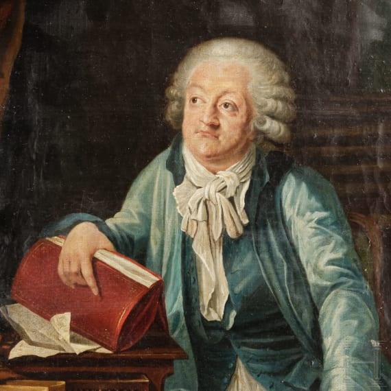 Portrait des Honor&eacute; Gabriel de Riqueti, Marquis de Mirabeau, um 1790