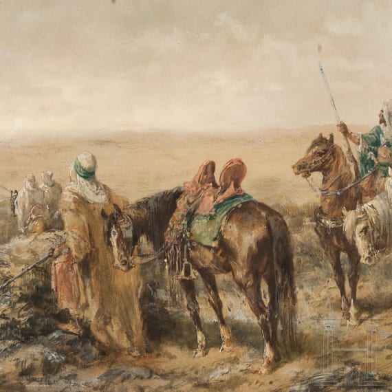 Adolf Schreyer, "Beduinenpatrouille"