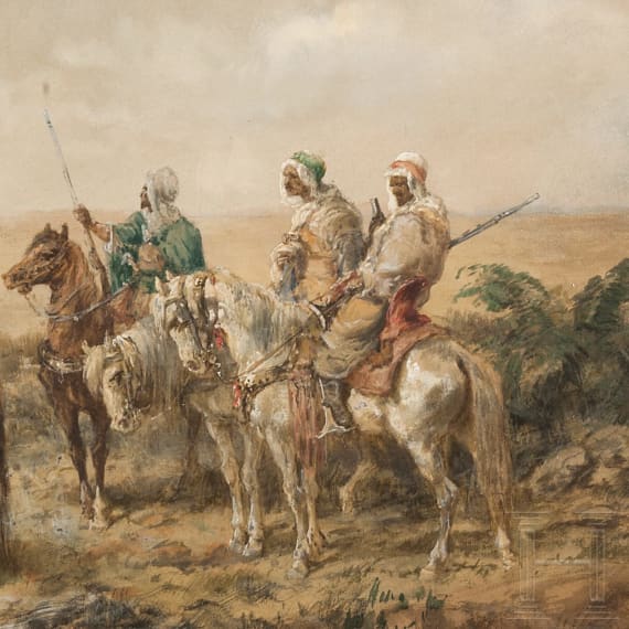 Adolf Schreyer, "Beduinenpatrouille"