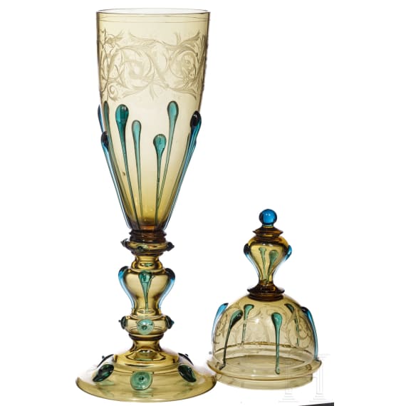 Gro&szlig;er Deckelpokal, Theresienthal, 19. Jhdt.