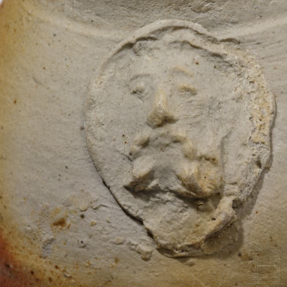 Kleine Sammlung Raenerer Steinzeuggef&auml;&szlig;e, 17./18. Jhdt.