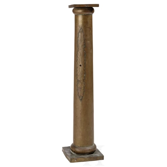 Ziers&auml;ule aus Messing, deutsch, 1. H&auml;lfte 19. Jhdt.