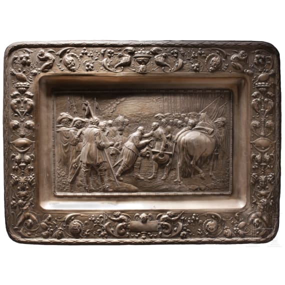 Schl&uuml;ssel&uuml;bergabe der Stadt Breda an Wallenstein am 5.7.1625