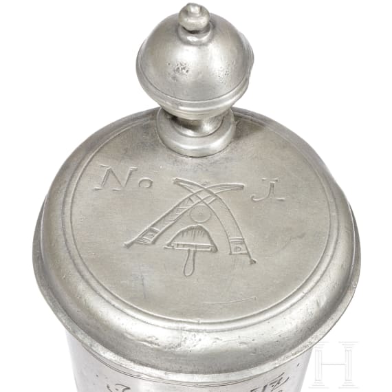 Kleines Zunftr&ouml;rken der Tuchscherer, Wittstock/Dosse, datiert 1750