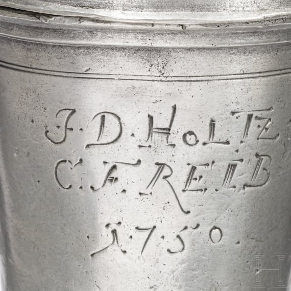 Kleines Zunftr&ouml;rken der Tuchscherer, Wittstock/Dosse, datiert 1750