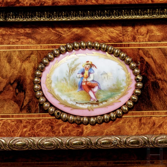 Aufwendig furnierte Anrichte im Louis XVI-Stil, Frankreich, 20. Jhdt.