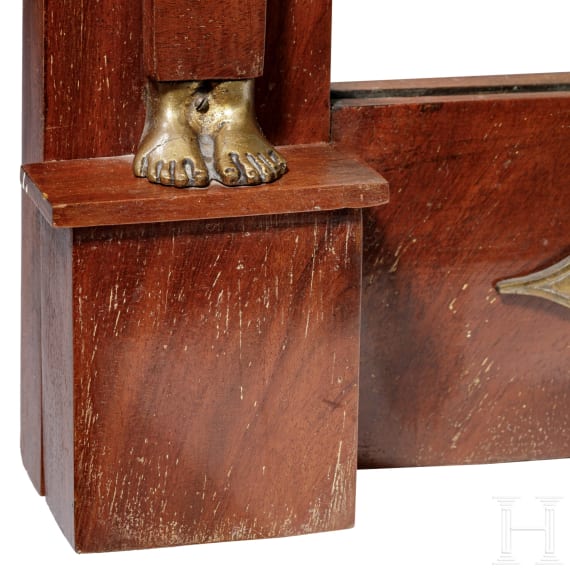 Gro&szlig;er Wandspiegel im Biedermeier-Stil, deutsch, 20. Jhdt.