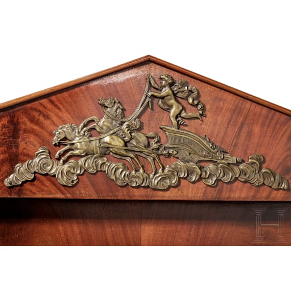 Gro&szlig;er Wandspiegel im Biedermeier-Stil, deutsch, 20. Jhdt.