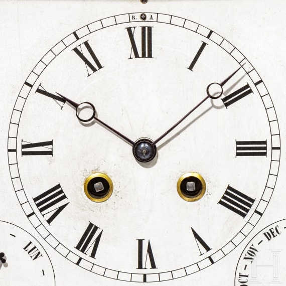 Pendule mit Datumsfunktion, Frankreich, 2. H&auml;lfte 19. Jhdt.