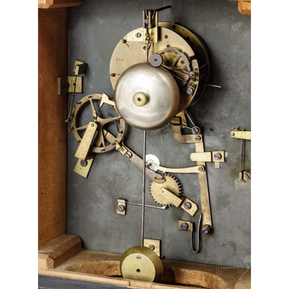Pendule mit Datumsfunktion, Frankreich, 2. H&auml;lfte 19. Jhdt.