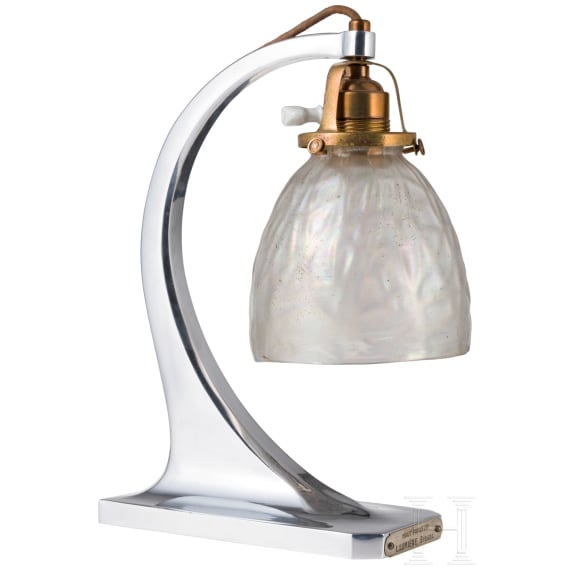 Jugendstil-Schreibtischlampe, Frankreich, um 1910