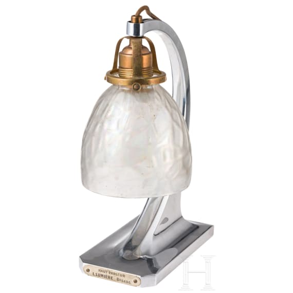 Jugendstil-Schreibtischlampe, Frankreich, um 1910
