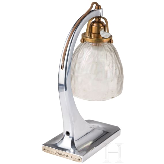 Jugendstil-Schreibtischlampe, Frankreich, um 1910