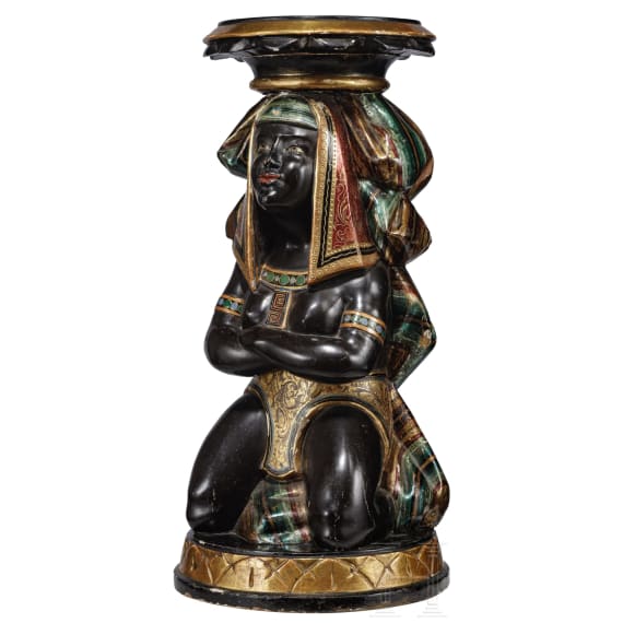 Blumens&auml;ule im &auml;gyptischen Stil, Venedig, Mitte 19. Jhdt.