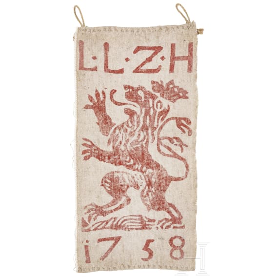 Jagdlappen, Hessen, datiert 1758