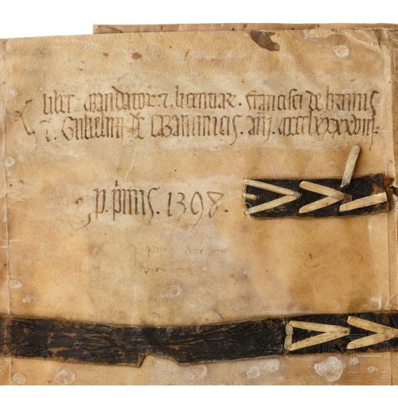 Kanzleimappe, deutsch, datiert 1398