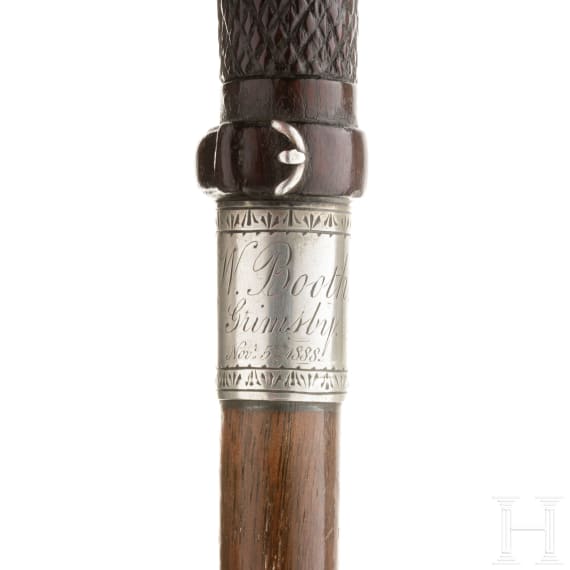 Spazierstock, England, datiert 1888