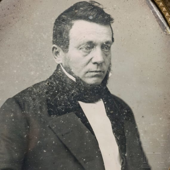 Gro&szlig;e Daguerreotypie, Victor Plumier, Frankreich, um 1850
