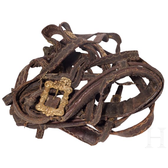 Barocker Festschmuck f&uuml;r ein Zugpferd, s&uuml;ddeutsch, 18. Jhdt.