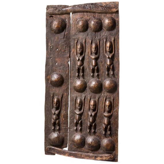 Kornkammer-T&uuml;r der Dogon, Mali