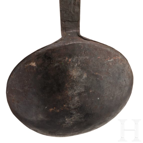 Orientalische Kelle, wohl zum R&ouml;sten von Kaffeebohnen, 18./19. Jhdt.