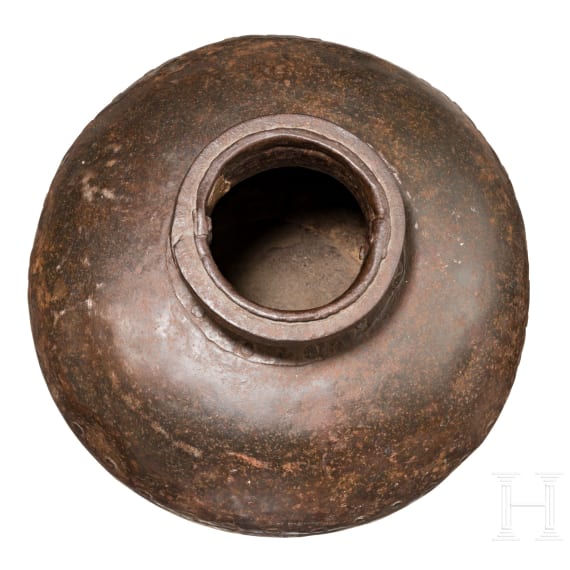 Wassergef&auml;&szlig; aus Schmiedeeisen, Pakistan/Indien, 19. Jhdt.