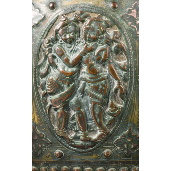 Reich reliefiertes Wassergef&auml;&szlig;, Indien, 19. Jhdt.