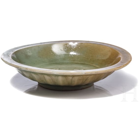 Longquan-Schale mit Fischpaar, China, Yuan-Dynastie, 14. Jhdt.
