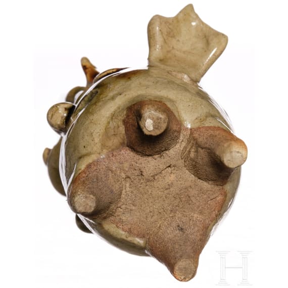 Eine Sancai-glasierte Tierfigur, China, Liao- oder Ming Dynastie